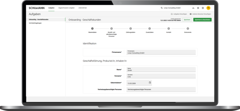 Notebook Mockup onboarding portal