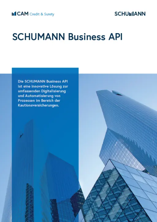 SCHUMANN Business API Stakeholder Konnektivität im Bereich Kautionsversicherungen