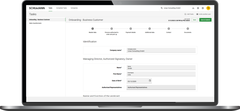 Notebook Mockup onboarding portal EN