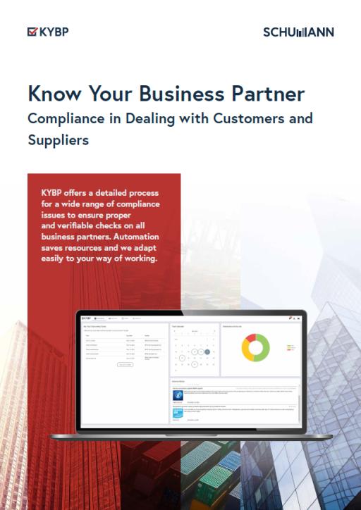 KYBP Know Your Business Partner Compliance in Dealing with Customers and Suppliers