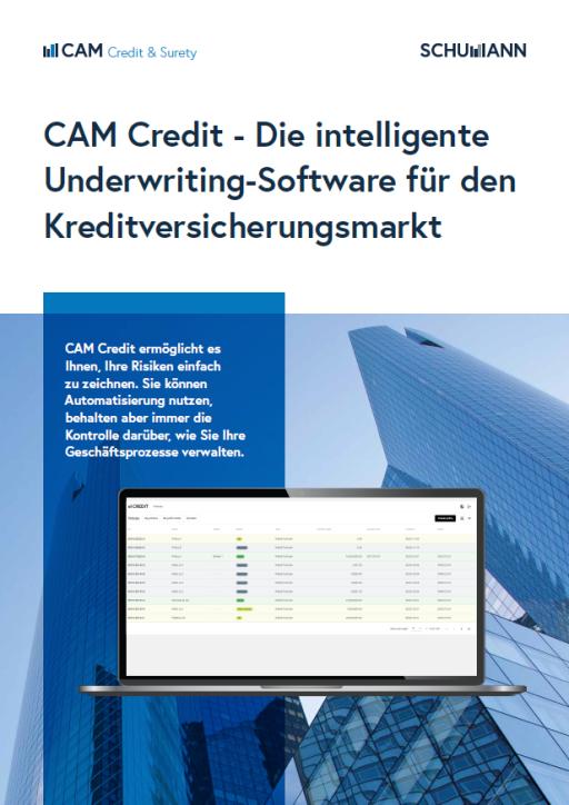 CAM Credit - Die intelligente Underwriting-Software für den Kreditversicherungsmarkt