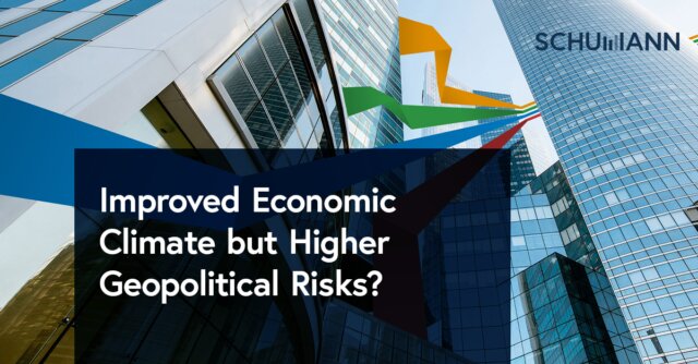 Improved economic climate but higher geopolitical risks